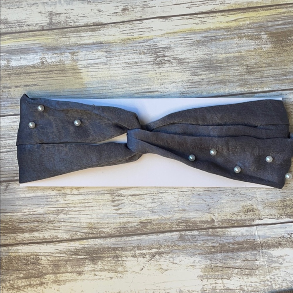 Gray Elastic HairBand